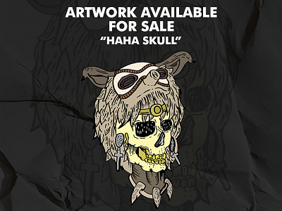 HAHA SKULL ARTWORK apparel art artwork brand branding clothing design ethnic goods graphic design illustration retro sale skeleton skull streetwear tattoo tshirt design vector vintage