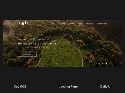 Daily UI - Landing Page - 003