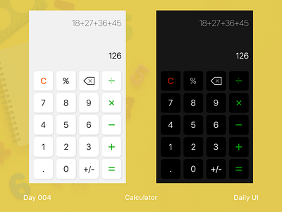 Daily UI - Calculator - 004