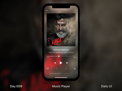 DAILY UI - Music Player - 009