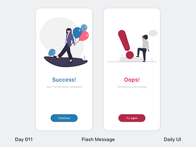 Daily UI - Flash Message - 011