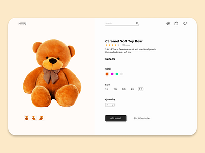 E-commerce Product Page branding daily ui dailyui012 design dribbble ecommerce figma figmadesign learning newbie product ui uichallenge user interface