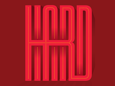 Poster Typography: Hard