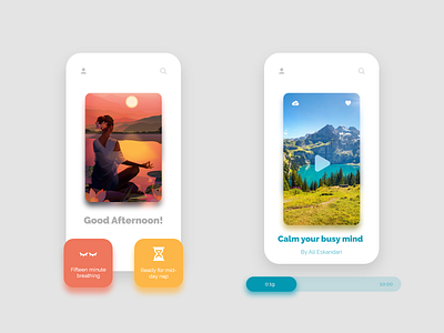 Meditate - UI/UX Application