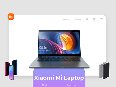 Xiaomi Shop - UI/UX Website design designer modern ui ui design user interface ux web website