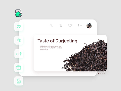 Tea Of London - UI/UX Website designer modern ui ui design user interface ux web website