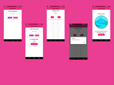 react native expo - Guess A Number App by Dimas Wiranata on Dribbble