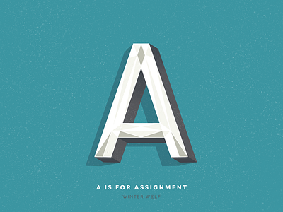 A is for Assignment 3d lettering a a letter a lettering bright lettering calligraphy doodle drawing graphic design hand art hand lettered hand lettered logo hand lettering illustration illustrator lettering procreate south african typography winter wolf creative
