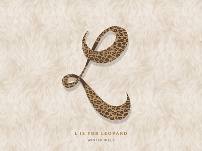 L is for Leopard