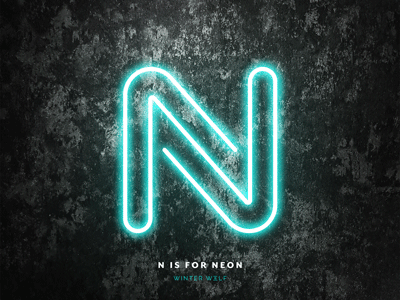 N is for Neon 36 days of type 36 days of type lettering adobe illustrator adobe photoshop doodle gif animation graphic design hand lettering illustration illustrator lettering neon neon gif neon lettering neon lights neon logo procreate typography vector winter wolf creative