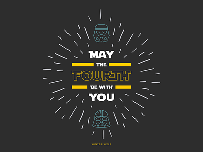 Happy Star Wars Day darth vader design doodle drawing illustration illustrator lettering may the 4th may the 4th be with you may the fourth may the fourth be with you speed of light star jedi star wars star wars day starburst storm trooper sunburst typography vortex