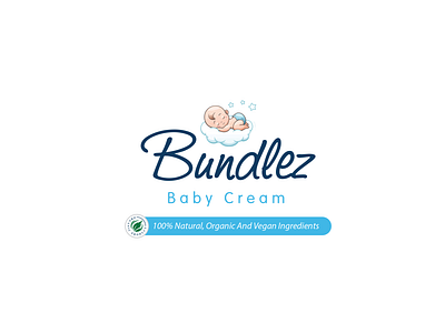 bundlez cream logo branding corporate identity design illustration logo medical packaging pharma pharmaceutical typography