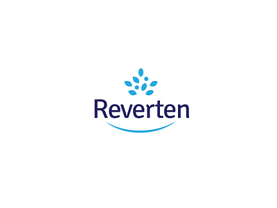 reverten logo branding corporate identity cosmetics design logo medical packaging pharma pharmaceutical typography