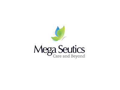 mega seutics logo branding corporate identity cosmetics design icon logo packaging pharma pharmaceutical typography