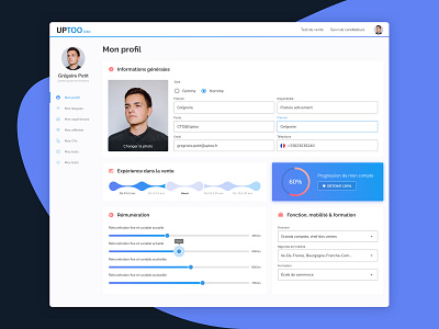 Uptoo app design ui ux ux ui web website