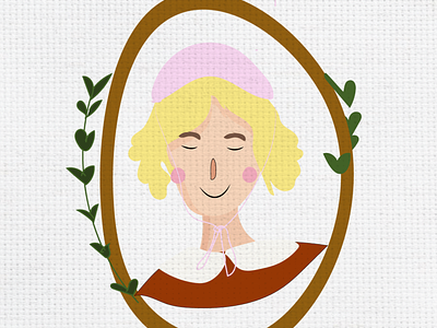 Jane Austen Emma Ilustration character character illustration emma jane austen jane austen characters jane austen illustration