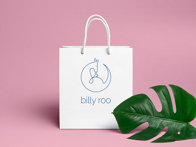 Billy Roo Shopping Bag branding child childrens design illustration illustrator logo photography vector