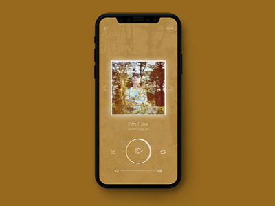 Daily UI #009: Music App album app app concept concept design daily challange daily ui dailyui challenge design music music player music player ui retro ui visual design