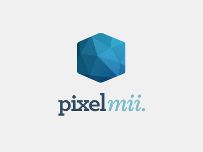 Pixelmii brand identity logo