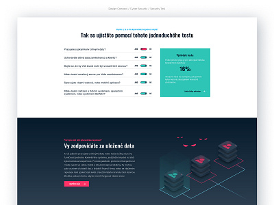 Web Design Concept - Cyber Security - Security Test