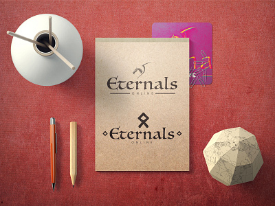 Eternals Online - Logo - Branding art brand branding clean design identity illustration illustrator logo typography
