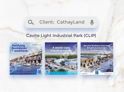 Graphics for CathayLand: Cavite Light Industrial Park [2020] ads advertisement advertising design graphic design marketing