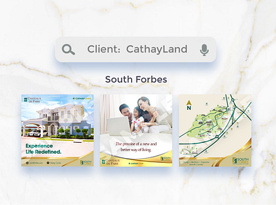 Graphics for CathayLand: South Forbes [2020] ads advertisement advertising design graphic design marketing