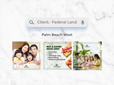 Graphics for Federal Land: Palm Beach West [2019-2020] ads advertisement advertising design graphic design marketing