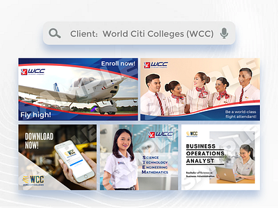 Graphics for World Citi Colleges [2020] ads advertisement advertising aviation college design graphic design marketing school