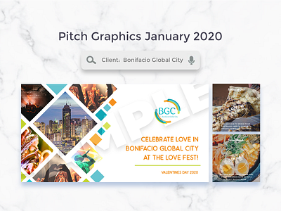 Pitch Graphics for Bonifacio Global City [January 2020] ads advertisement advertising design graphic design marketing