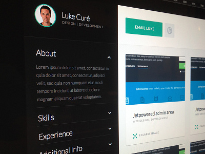 Resume dashboard admin dark dashboard design flat jquery portfolio responsive resume website