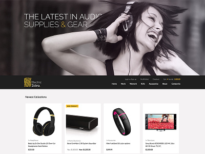 eCommerce Template ecommerce home links online shop store