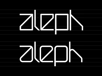 Aleph Font / Exploration