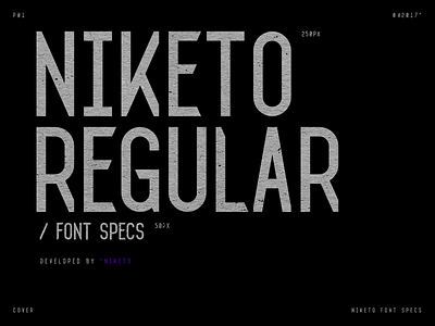 Niketo Regular Font 2001 font glyph modular moscow niketo odyssey saint petersburg type typeface