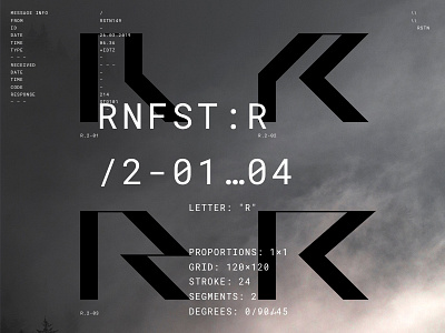 Rainforest Font. Work in progress. abstract font grid modular moscow niketo russia saint petersburg type typeface typography