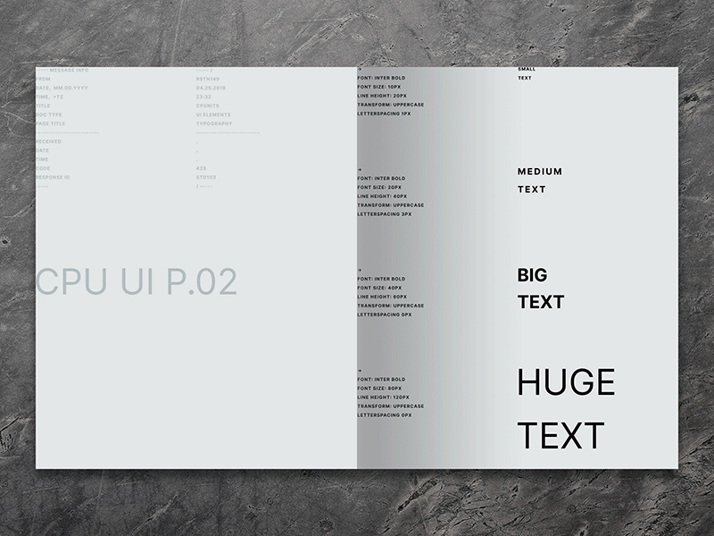 CPUnits UI Essentials Book font grid identity modular moscow msk niketo russia saint-petersburg spb type typography