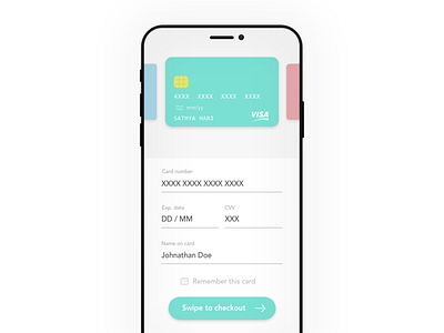 Checkout checkout dailyui dailyui 002 payment payment app