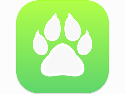 Logo for pet care app animals app dailyui dailyui 006 paw