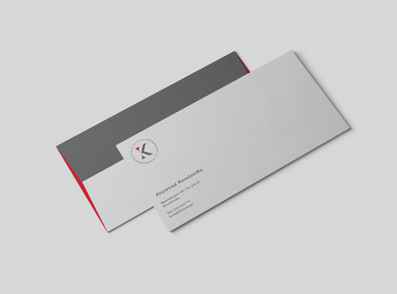 Envelope for accounting office accounting branding design envelope envelope mockup