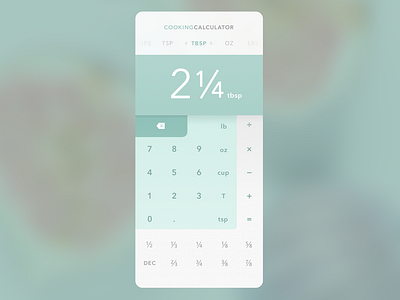 Daily UI 004 Calculator calculator daily 100 dailyui mobile app design ui