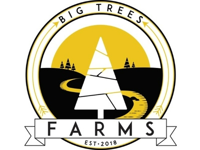 Big Trees Farms Logo branding design farm farm logo logo oakland vector