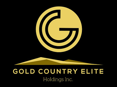 Gold Country Elite Holdings Inc. Logo branding design logo vector