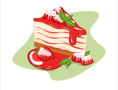 Food illustration cake design eat food food illustration illustration illustrator kawaii sweet vector graphic vector illustration vectorart векторная графика векторная иллюстрация иллюстратор иллюстрация