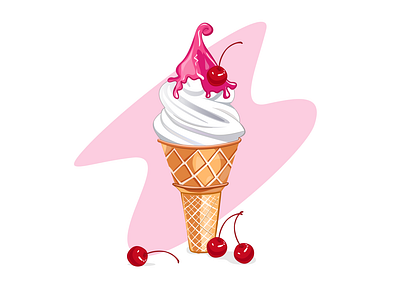 Ice cream illustration