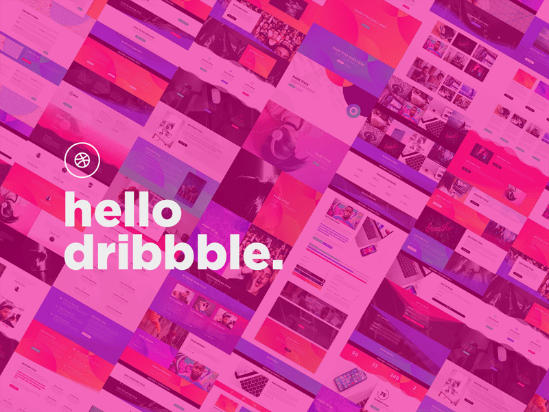 Hello Dribbble! developer divi press theme themes web web builder web design website word word press wordpress