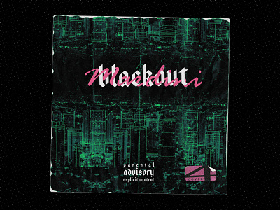 Cover art for Mardini - Blackout ⬛⬛⬛⬛ album cover artwork blackout cd cd artwork cd cover cd design cd packaging clean color cover cover art cover artwork cover design covers digital dribbble print texture textured