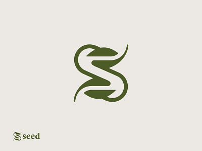 Seed Payments Logo icon identity lettermark logo mark payments s seed sprout technology