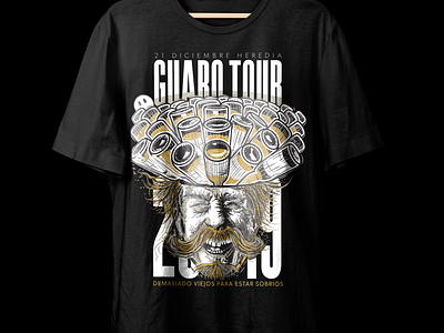 Guaro Tour 2019 Shirt Design guaro illustration ivannov shirtdesign