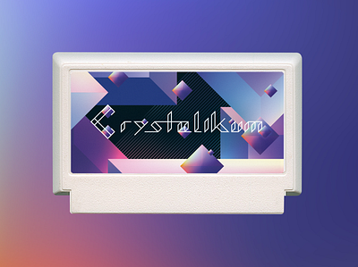 My Famicase Exhibition 2020 cartridge colorful crystal diamond famicase famicon game illustration myfamicase nes nintendo simple spelunky video game