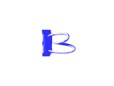 36+ Days of Typography 2020 - letter B 36days 36daysoftype blue dot photoshop simple
